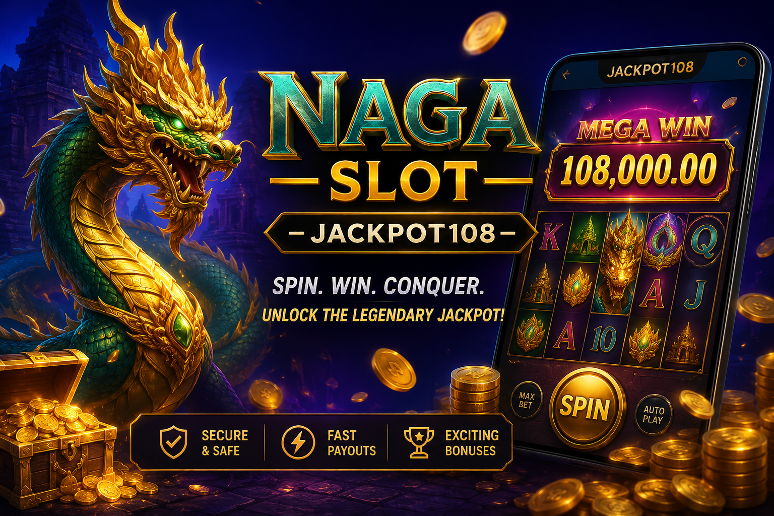 naga slot –jackpot108,